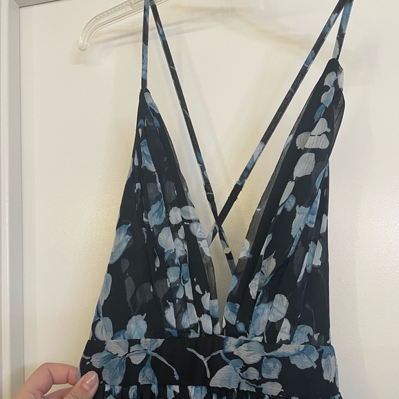 Long Floral Print Dress - Picture 4 of 4